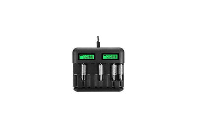 8 Slot Smart Battery Charger LCD Display for C/D/AA/AAA Rechargeable Batteries