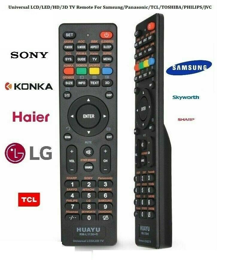 Universal TV Remote Control LCD/LED For Sony/Samsung/Panasonic/LG/TCL/Soniq CA