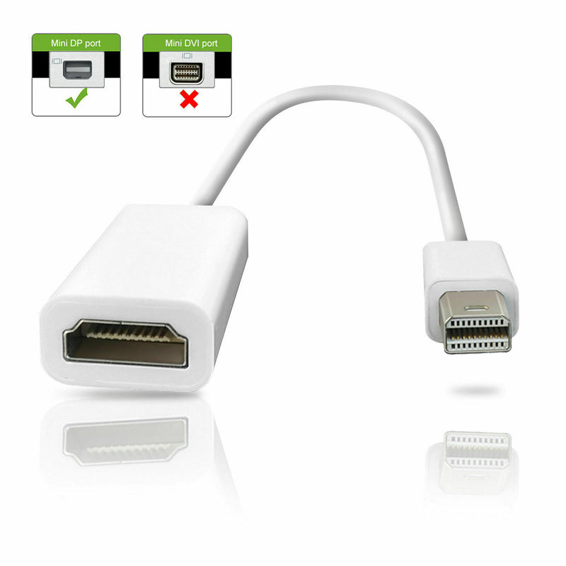 Mini Display Port to HDMI Adapter Thunderbolt DP Cable for MacBook Pro Air Mac