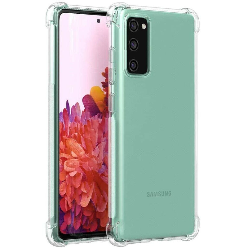 For Samsung Galaxy S21 S20 Ultra S10 S9 Plus A8 A5 Clear Bumper Case TPU Cover