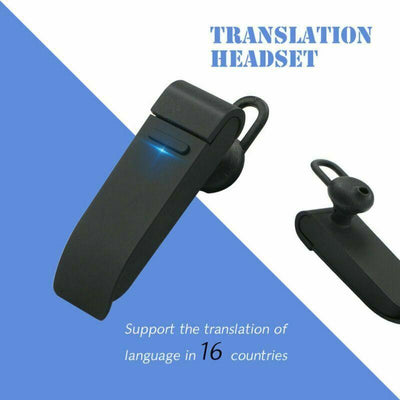 Wireless 16 Languages Bluetooth Translator Intelligent Real-time Voice Headset