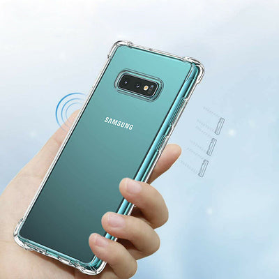 For Samsung Galaxy S21 S20 Ultra S10 S9 Plus A8 A5 Clear Bumper Case TPU Cover