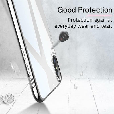 Premium Chrome Electroplate Cover Case For iPhone SE 6 7 8 Plus X XR 11 Pro Max