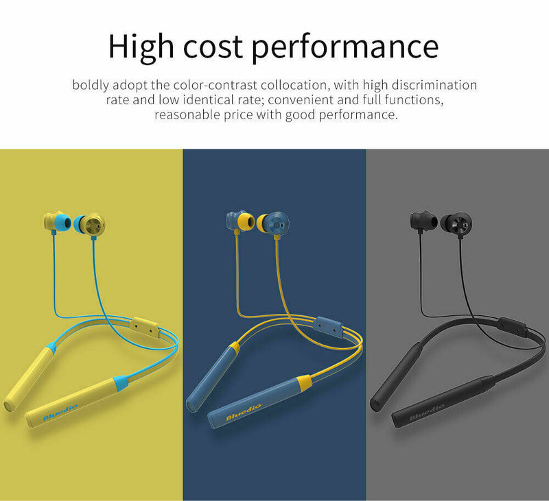 Bluedio TN Bluetoot Earphones Wireless Headset  Samsung Galaxy S20 S10 S9 Plus