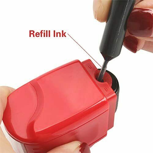 ID Identity Theft Protection Roller Stamp 2Pcs - Guard Your Identity Information