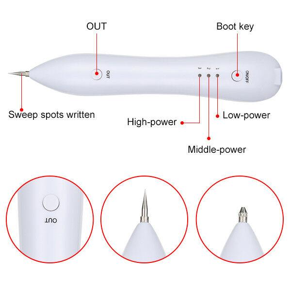 Laser Age Spot Pen Mole Remover Makeup Tattoo Scar Freckle Removal Skin Repair