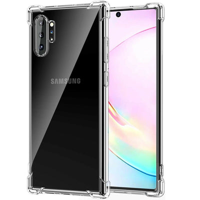 For Samsung Galaxy S21 S20 Ultra S10 S9 Plus A8 A5 Clear Bumper Case TPU Cover