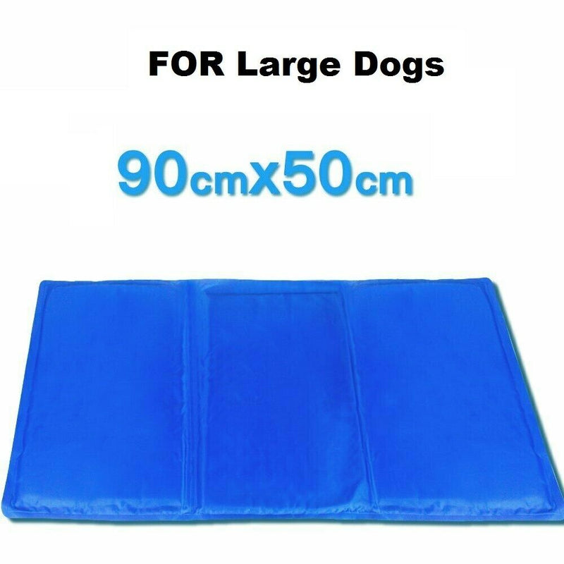 Dogs Cats Self Cooling Gel Mat Cool Mat Pet Pad Mattress Indoor Bed Summer