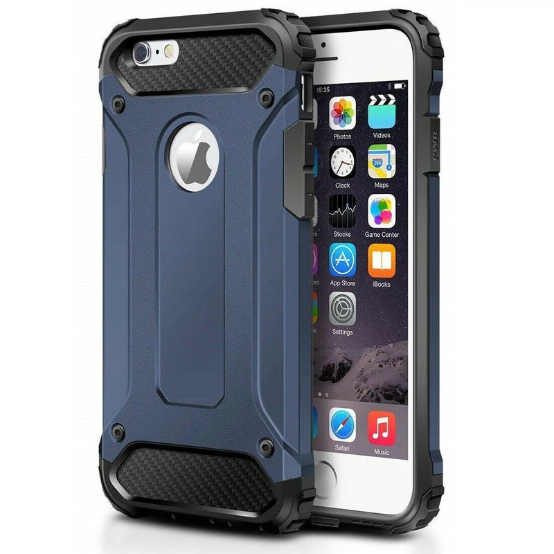 For iPhone 6 & iPhone 6S Case - Dual Layer Hybrid Shockproof Hard Armor Cover