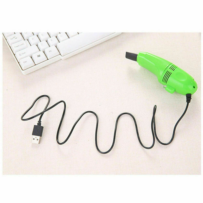 Mini Computer Vacuum USB Keyboard Cleaner PC Laptop Kit Dust Cleaning Brush