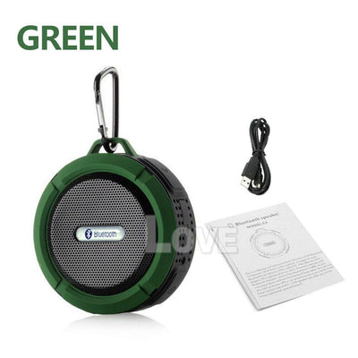 Waterproof wireless bluetooth speakers handsfree mic bathroom shower speaker