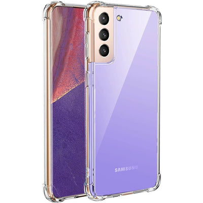 For Samsung Galaxy S21 S20 Ultra S10 S9 Plus A8 A5 Clear Bumper Case TPU Cover