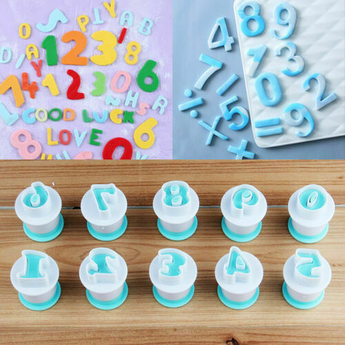 New Alphabet Number Letter Fondant Icing Cutter Mould Molds Cake Decorating Set