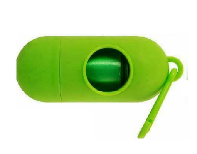 NEW Plastic Pet Dog Poop Bag Capsule Type Cat Waste Garbage Holder Dispenser Bag