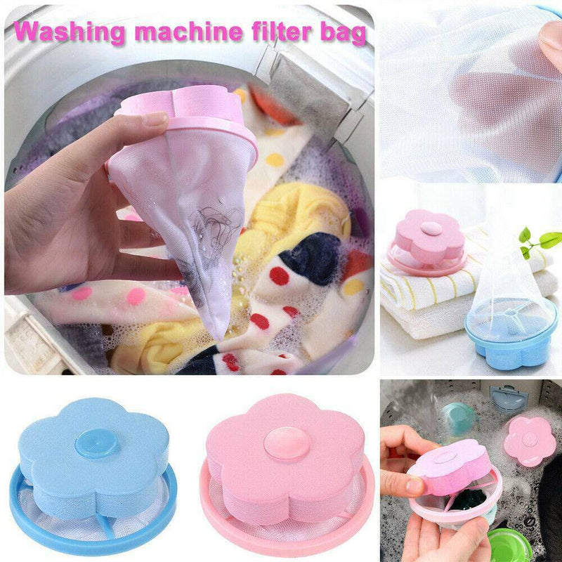 Floating Pet Fur Catcher Laundry Lint Pet Hair Remover For Washing Machine Pouch