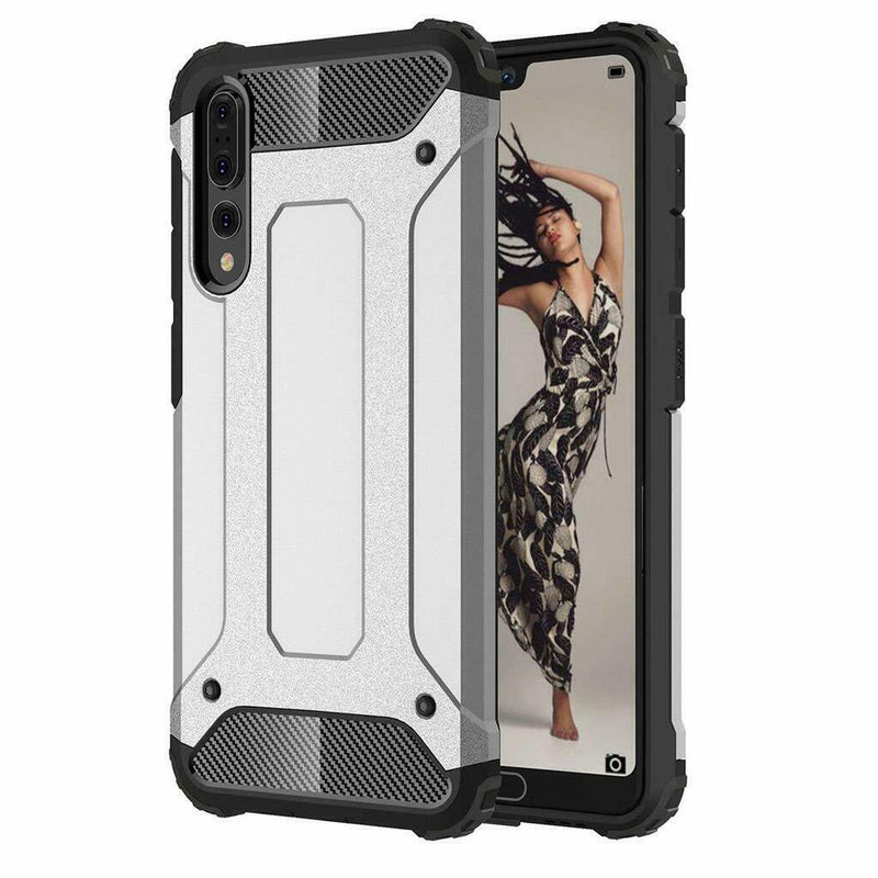 For Huawei P20 / Pro Lite Case - Dual Layer Hybrid Shockproof Hard Armor Cover