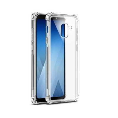 For Samsung Galaxy S21 S20 Ultra S10 S9 Plus A8 A5 Clear Bumper Case TPU Cover