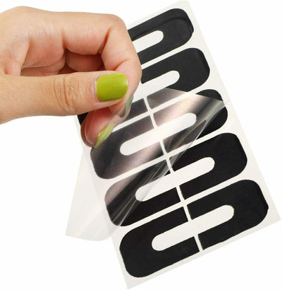 20 Pcs NAIL PAINT Shield Elastic Masking Tape Peel off Bandage Protector BLUE