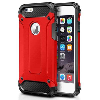 For iPhone 6 & iPhone 6S Case - Dual Layer Hybrid Shockproof Hard Armor Cover