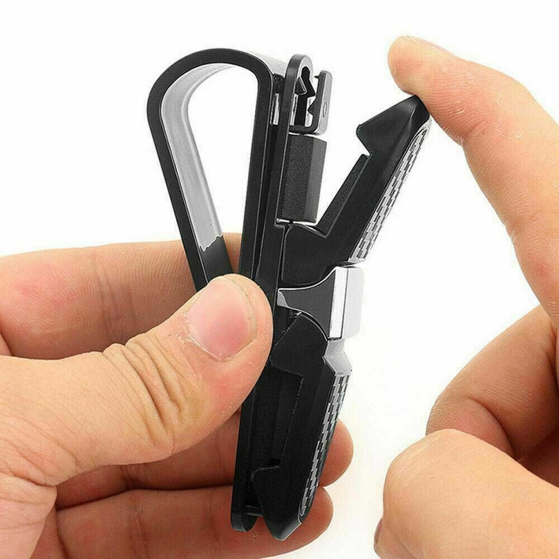 Vehicle Car Mounted Glasses Clip Sun Visor Eye Sunglasses Card Pen Holder Easy