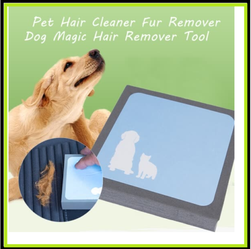 Reusable Pets Dog Cat Dust Fur Hair Remover Sponge Pet Hair Cleaner Brush Tool