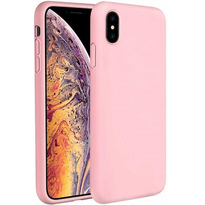 For iPhone 12 Mini 11 Pro Max XR X S 7 8 Plus SE 2020 Case Liquid Silicone Cover