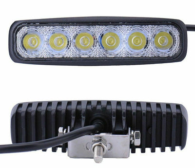 2X 36W Slim Led Light Bar Spot Flood Motorcycle ATV 4x4 WD Bumper Backup Pods