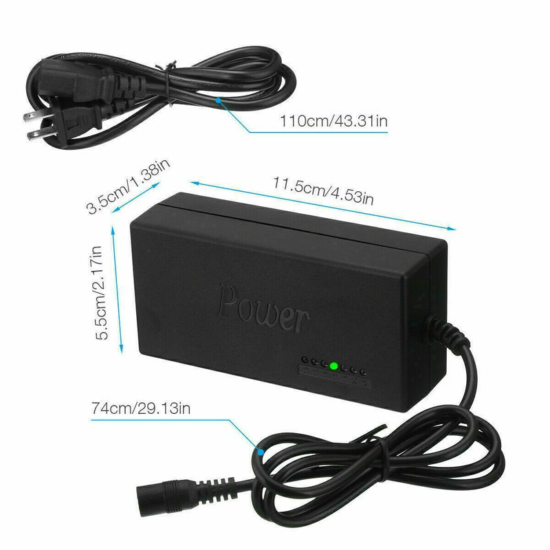 12-24V Universal Adjustable Power Supply Charger Adapter For Notebook Laptop CA