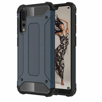 For Huawei P20 / Pro Lite Case - Dual Layer Hybrid Shockproof Hard Armor Cover