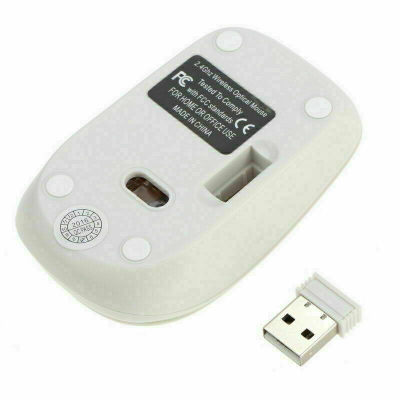 Wireless Keyboard and Mouse Combo Set Optical Mouse for PC Laptop with Receiver