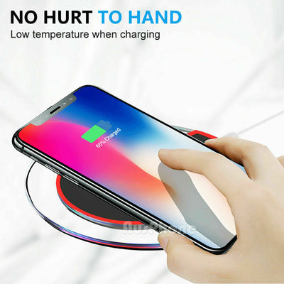 Qi Wireless Charger Power Fast Charging For Huawei iPhone XR XS Max Samsung S9