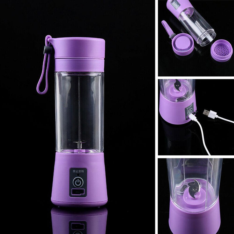 Portable Juice Shaker Blender Bottle  USB Electric Fruit Juicer Maker Gift