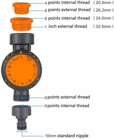 Automatic Watering Device Electronic Water Timer Mechanical Timed Water Spray CA