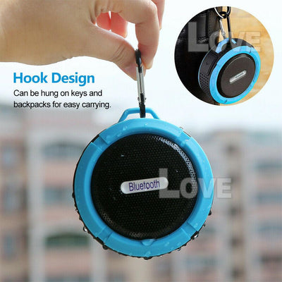 Waterproof wireless bluetooth speakers handsfree mic bathroom shower speaker