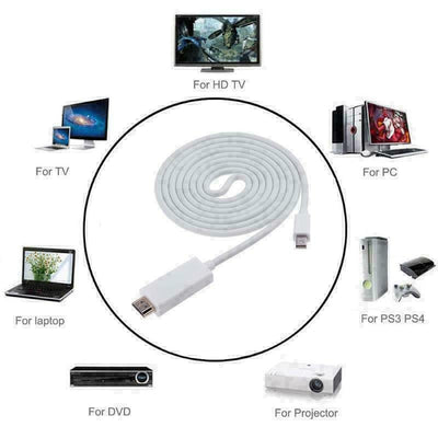 Mini Dp to Hdmi Cable Minidp to Hdmi Line Minidisplayport For Microsoft Surface