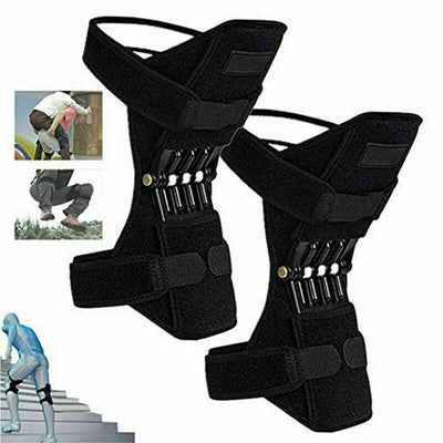 2PCS Power Spring Knee Pads brace Leg Support Rebound Lift Stabilizer Joint New