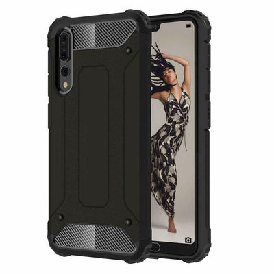 For Huawei P20 / Pro Lite Case - Dual Layer Hybrid Shockproof Hard Armor Cover