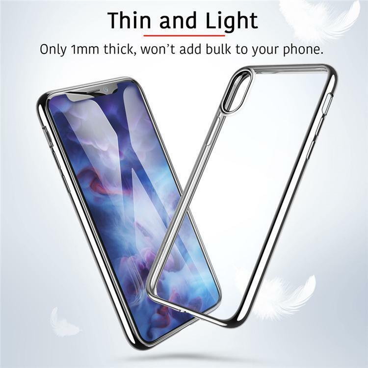 Premium Chrome Electroplate Cover Case For iPhone SE 6 7 8 Plus X XR 11 Pro Max