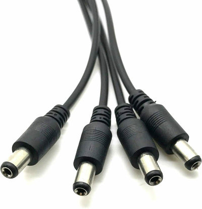 DC 1 to 4 Power Split Splitter Cable 5.5*2.1mm for CCTV Camera Security DVR