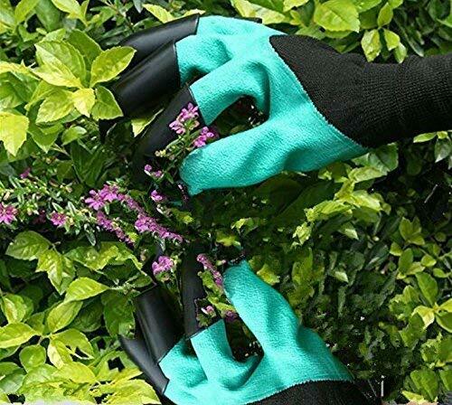 Garden Gloves with Claws for Digging Planting Gardening ABS Tool for Home Pot