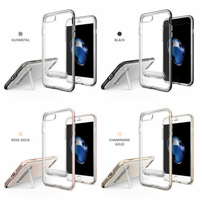 Kickstand Case Ultra Hybrid Slim TPU Cover (4 Colour) For iPhone X XS XS Max 7 8