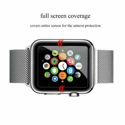 iWatch 5/4/3 3D Tempered Glass Full COVER Screen Protector iWatch 38/42/40/44mm