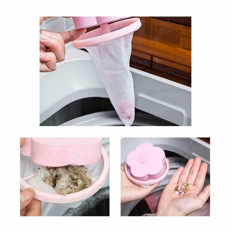 Floating Pet Fur Catcher Laundry Lint Pet Hair Remover For Washing Machine Pouch