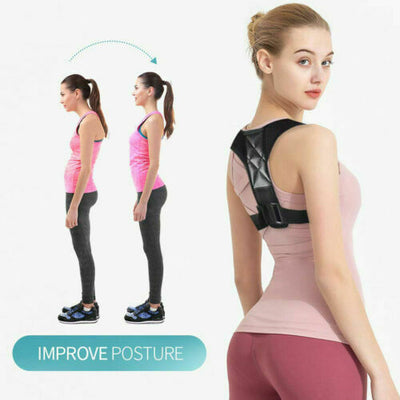 Posture Clavicle Support Corrector Back Straight Shoulders Brace Strap Correct