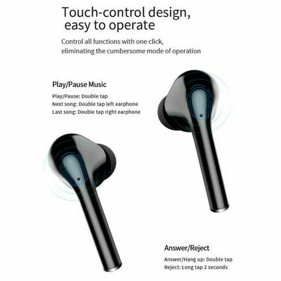 Wireless Bluetooth 5.0 M6s Headphones Earphones  In Ear Waterproof (2 Colours)