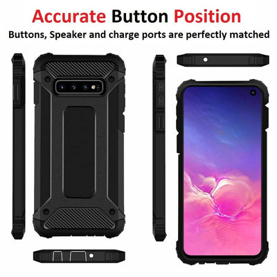 For Samsung Galaxy S10 S10e Case - Tough Heavy Duty Shockproof Hard Armor Cover