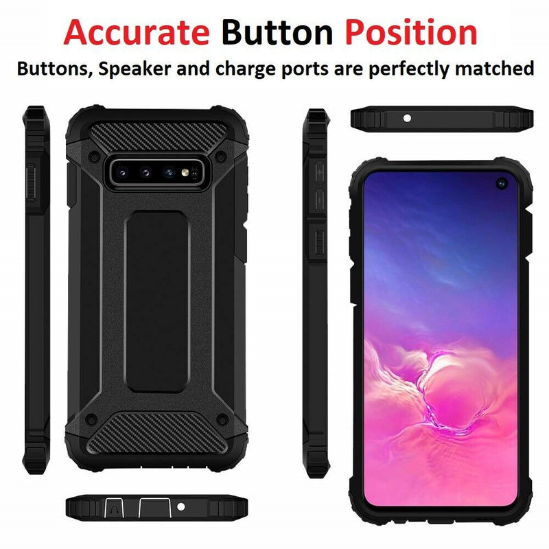 For Samsung Galaxy S10 S10e Case - Tough Heavy Duty Shockproof Hard Armor Cover