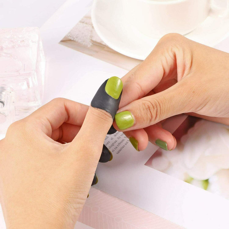 20 Pcs NAIL PAINT Shield Elastic Masking Tape Peel off Bandage Protector BLUE