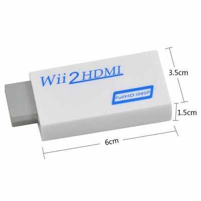 Practical Wii to HDMI Converter Adapter Supports All Wii Display Modes 1080HD CA