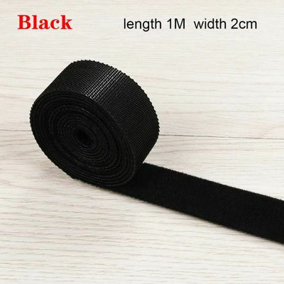 New Reusable Self Adhesive Hook Loop Strap Cable Tie Fastener Cord Wire Wrap